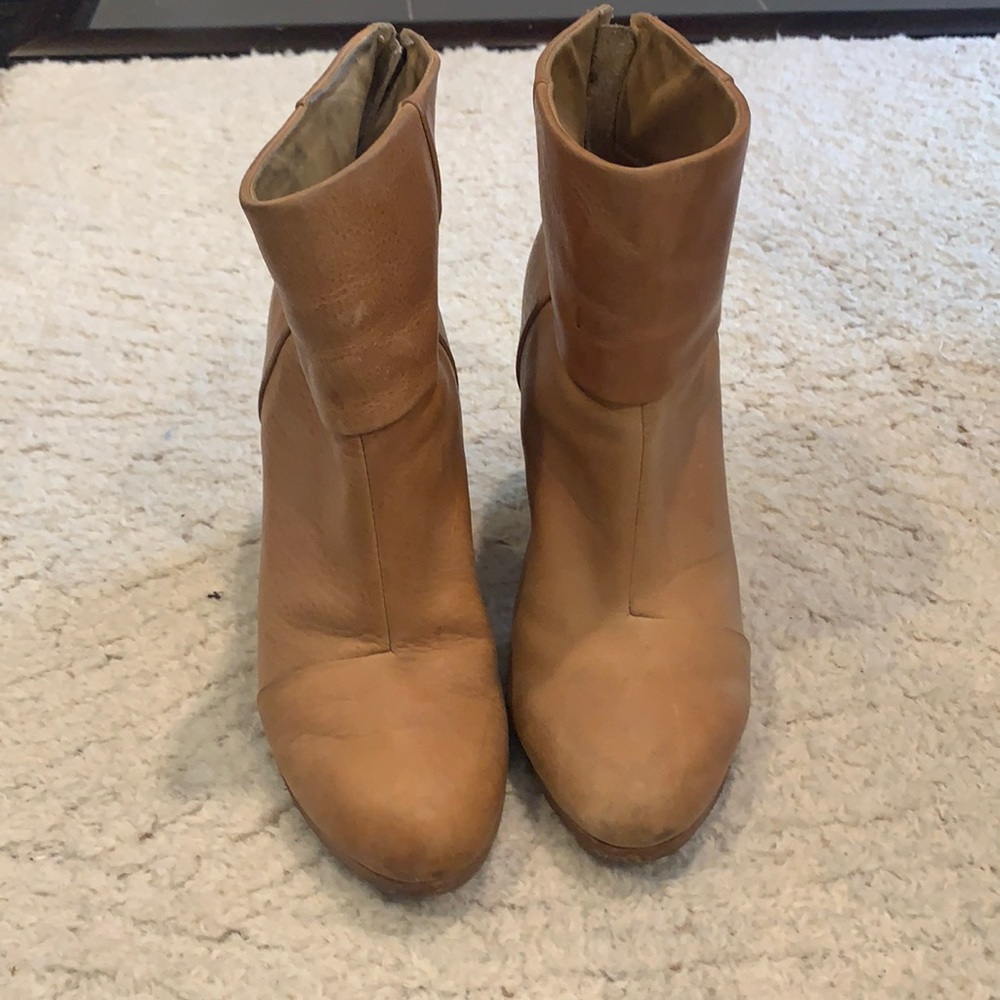 Rag and Bone Brown Leather Booties